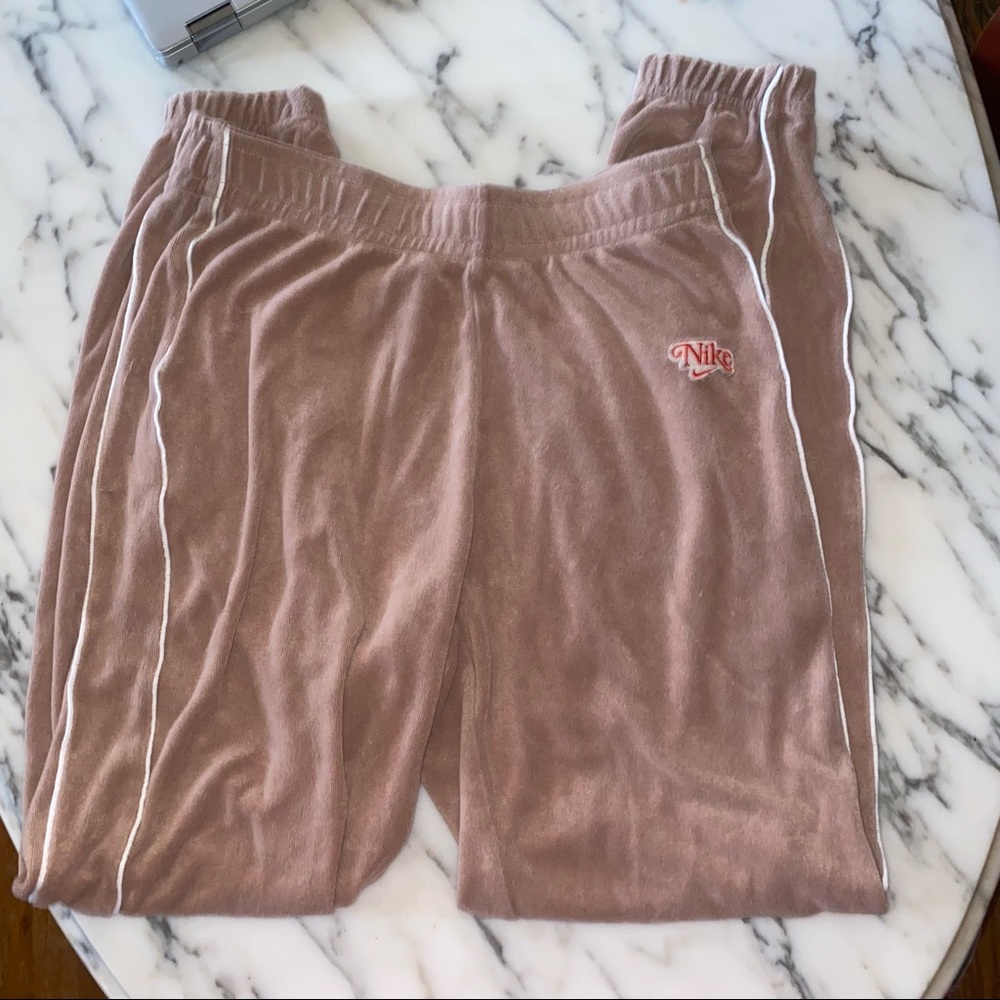 *donated* Velvet Nike Joggers